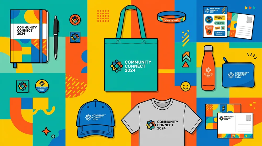 20 Best Promotional Merchandise Ideas for Events 4 Custom logo gifts including event welcome kits caps and t-shirts